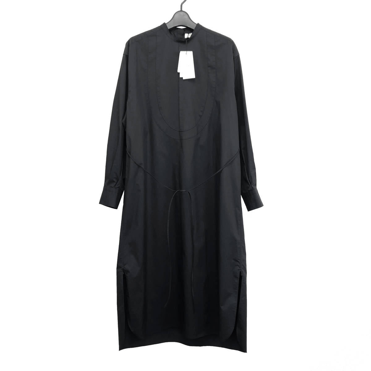 HYKE ハイク 20AW BIB FRONT SHIRT DRESS ビブフロントシャツワンピース 15114