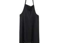 BLACK COMME des GARCONS ブラック コムデギャルソン 17AW スタッズデザインエプロン ワンピース S AD2017 1T-A007