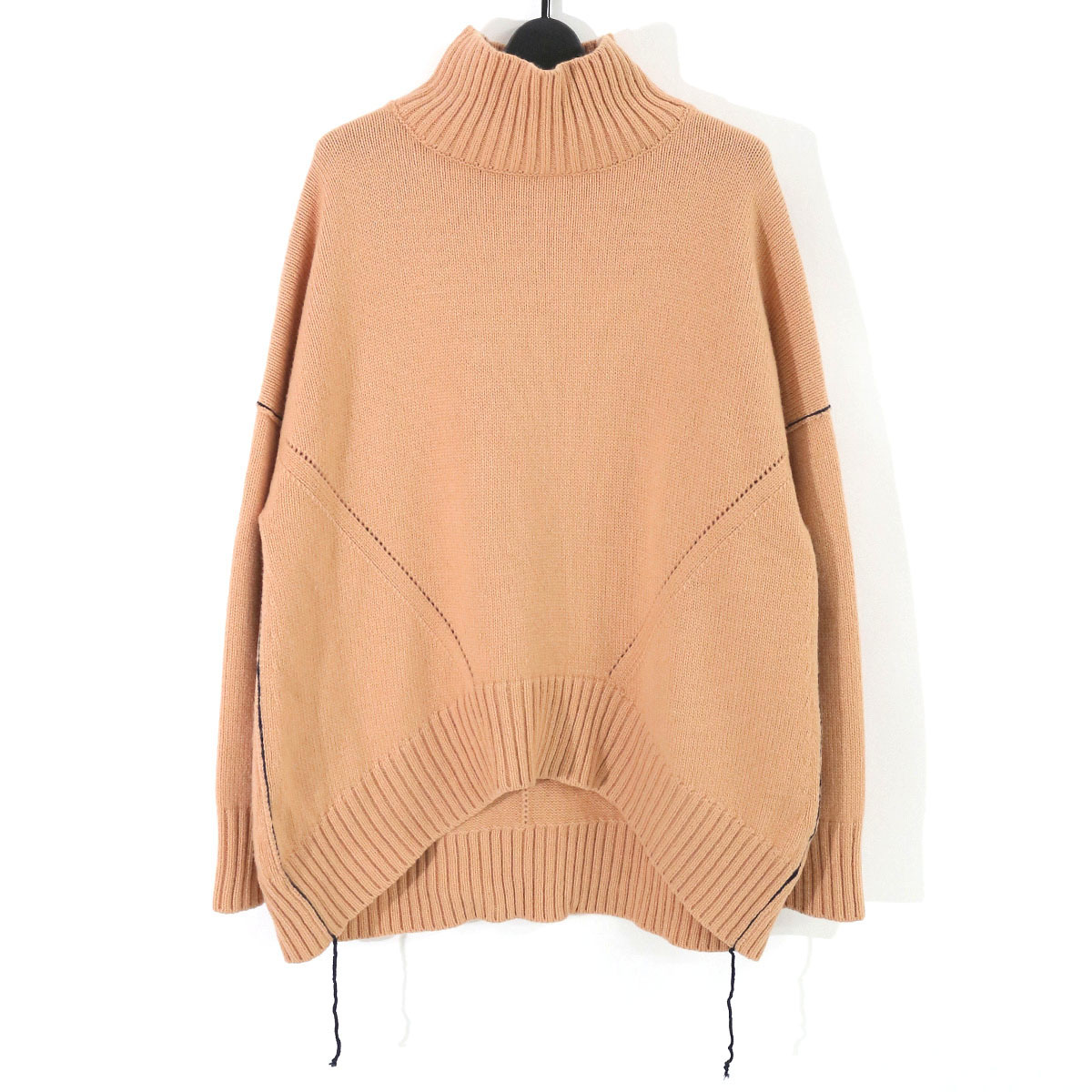 CINOH｜19AW　OVERSIZE HI NECK KNITニット_373