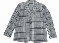 ISSEY MIYAKE MEN イッセイミヤケ メン 20SS LOOK24 リネンコットンチェックパターンテーラードジャケット 2