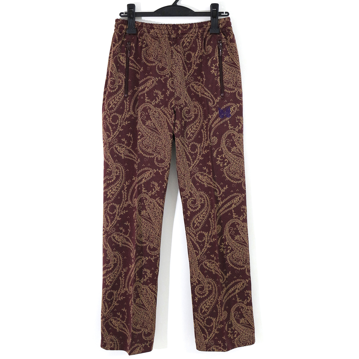 Needles ニードルズ 21AW Track Pant - Poly Jq - Paisley ペイズリージャカードトラックパンツ XS JO220