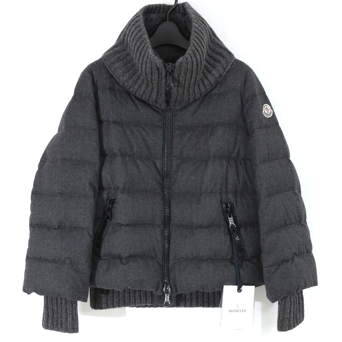 MONCLER モンクレール CIGALE シガール Loro Piana社 RAIN SYSTEM ニットコンビネーションウールダウンジャケット 0 220934639605