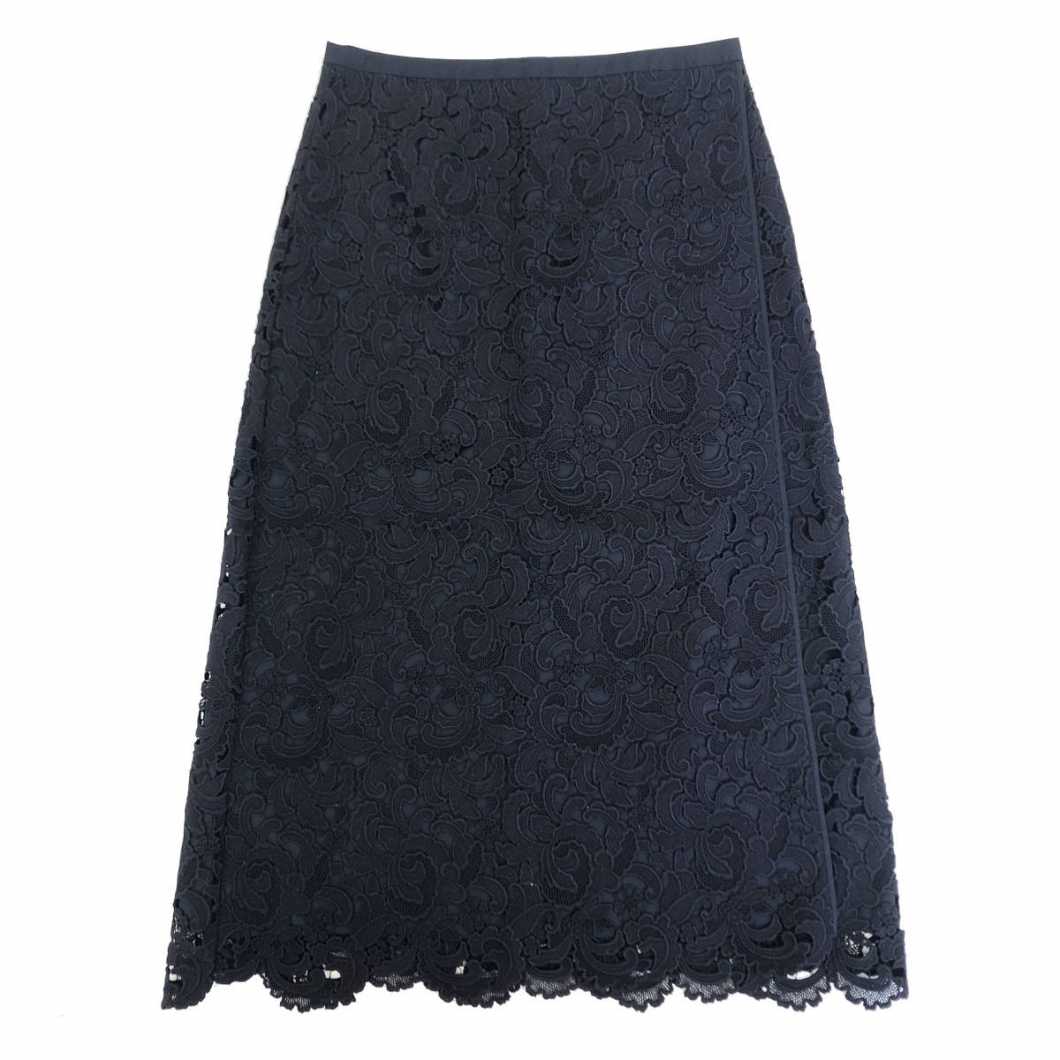 Drawer ドゥロワー 19SS D RT1 C LACE WRAP SK レースラップスカート 40 【買取金額 14,000円】